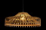 DKD Home Decor Lámpara de Techo Bambu Marron 61 x 31 x 61 cm