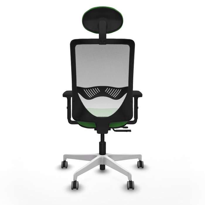 PIQUERAS Y CRESPO Silla de oficina Zulema Verde/Blanco