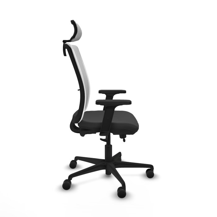 PIQUERAS Y CRESPO Silla de oficina Haches Sincro/Traslack Gris y Blanco PIQUERAS Y CRESPO Silla de oficina Haches Sincro/Traslack Gris y Blanco