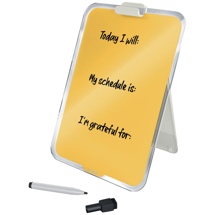 LEITZ Atril Sobremesa Cosy Cristal Amarillo