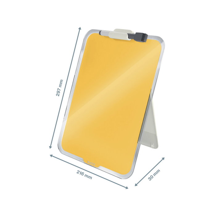 LEITZ Atril Sobremesa Cosy Cristal Amarillo