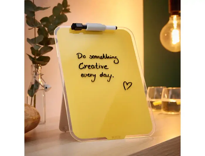 LEITZ Atril Sobremesa Cosy Cristal Amarillo