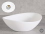 Vivalto Bol Ovalado Opal, Blanco, 15x14x5 cm (Set de 48)
