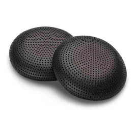 HP Poly Almohadillas de cuero sintético para auriculares Poly Blackwire 3315/3325 (2 unidades), Negro