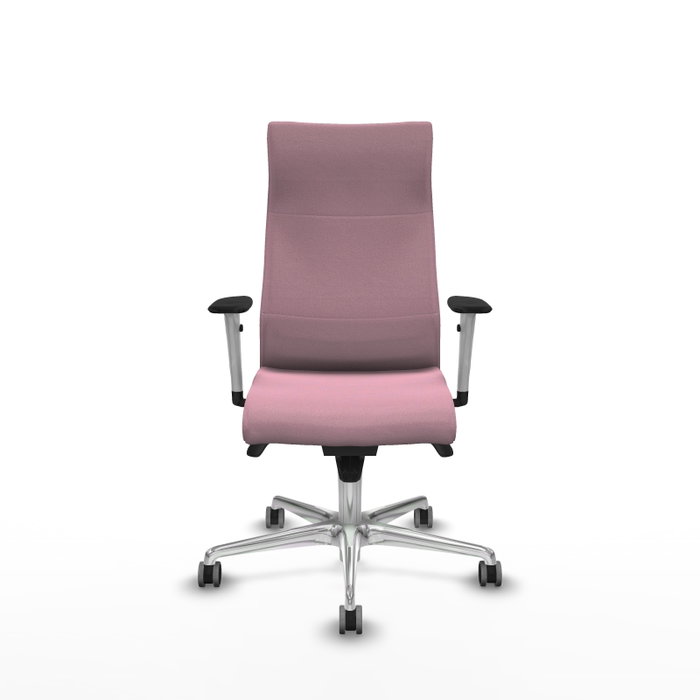 PIQUERAS Y CRESPO Sillón Albacete con mecanismo Sincro, Tela Rosa, Base Aluminio PIQUERAS Y CRESPO Sillón Albacete con mecanismo Sincro, Tela Rosa, Base Aluminio