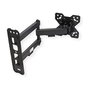 VALUE 17.99.1232 Soporte TV de Pared, Giratorio e Inclinable, Negro, para Pantallas de 33-81.3 cm (13-32 Zoll), hasta 20 kg, VESA 75x75-100x100 mm