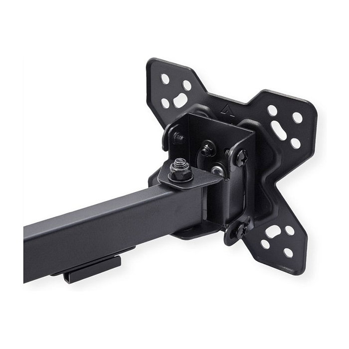 VALUE 17.99.1232 Soporte TV de Pared, Giratorio e Inclinable, Negro, para Pantallas de 33-81.3 cm (13-32 Zoll), hasta 20 kg, VESA 75x75-100x100 mm