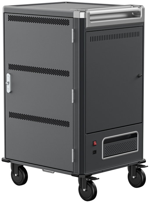 Ewent EW1701 Carro de Carga para 36 Dispositivos hasta 15,6 pulgadas, Negro, Gris Ewent EW1701 Carro de Carga para 36 Dispositivos hasta 15,6 pulgadas, Negro, Gris