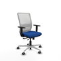 PIQUERAS Y CRESPO Silla de oficina Haches Azul y Blanco