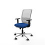 PIQUERAS Y CRESPO Silla de oficina Haches Azul y Blanco