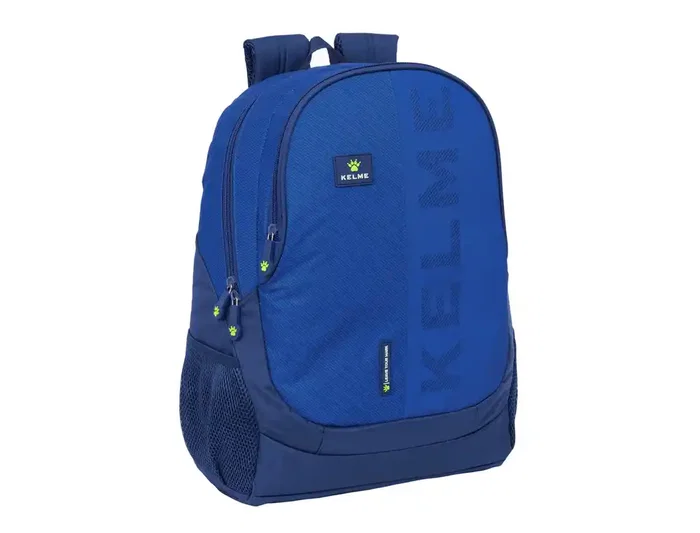 Safta Mochila Adaptable a Carro Kelme Blue, Mochila de Viaje con Asas, 440x320x160 mm Safta Mochila Adaptable a Carro Kelme Blue, Mochila de Viaje con Asas, 440x320x160 mm