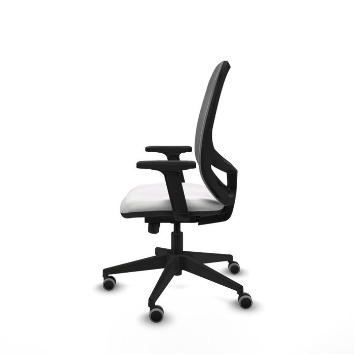 PIQUERAS Y CRESPO Silla de oficina Cilanco con mecanismo Sincro/Traslack, Blanco y Gris PIQUERAS Y CRESPO Silla de oficina Cilanco con mecanismo Sincro/Traslack, Blanco y Gris