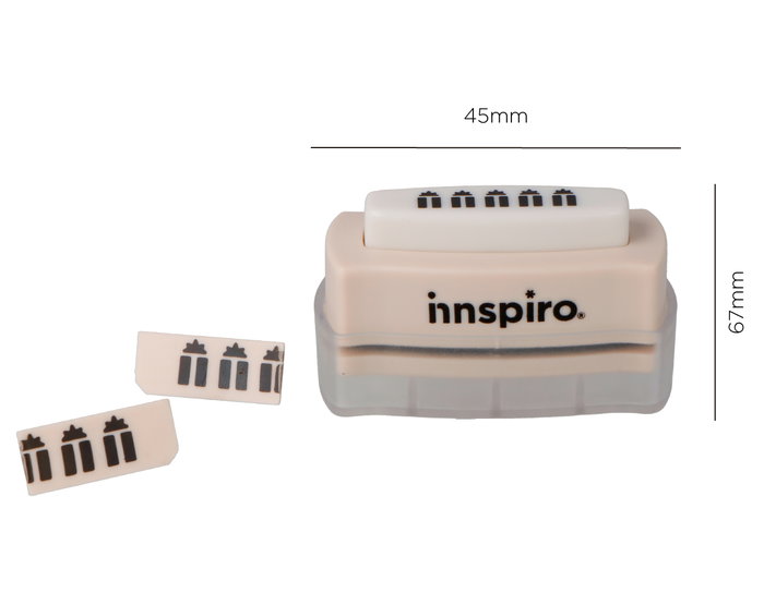 Innspiro Cartucho para Troqueladora de Bordes Intercambiables Regalos 10x43mm