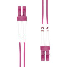 Garbot OM4 LC/LC-PC 50/125µm Cable de Fibra Óptica 0.5m