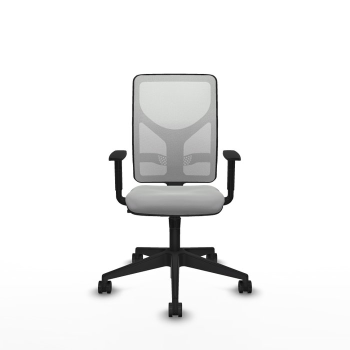 PIQUERAS Y CRESPO Silla de oficina Motilla con mecanismo Sincro, Gris claro y Blanco PIQUERAS Y CRESPO Silla de oficina Motilla con mecanismo Sincro, Gris claro y Blanco
