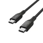 Belkin CAB015bt2MBK Cable USB-C a USB-C 2.0, 2 m, Carga Rápida, Power Delivery 240 W, Negro