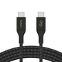 Belkin CAB015bt2MBK Cable USB-C a USB-C 2.0, 2 m, Carga Rápida, Power Delivery 240 W, Negro