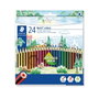 Staedtler Noris Colour Wopex Lápices de Colores Ecológicos Surtidos, 24 Unidades