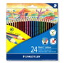 Staedtler Noris Colour Wopex Lápices de Colores Ecológicos Surtidos, 24 Unidades