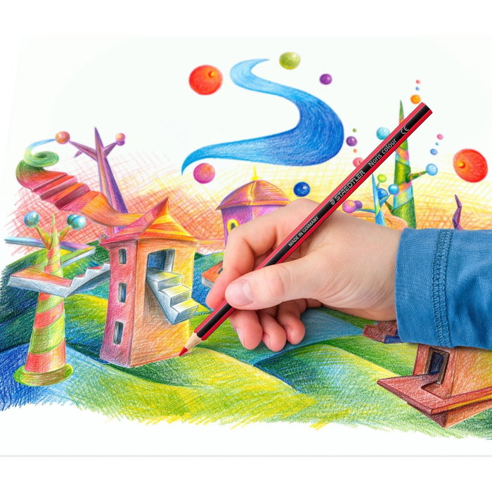 Staedtler Noris Colour Wopex Lápices de Colores Ecológicos Surtidos, 24 Unidades