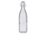 Vivalto Botella Relieve Puntos 1,1L Vidrio y Plástico Transparente 8.5x32x8.5 cm (Set de 12)