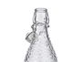Vivalto Botella Relieve Puntos 1,1L Vidrio y Plástico Transparente 8.5x32x8.5 cm (Set de 12)