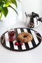 Hermia Bandeja de Madera PLT0238 Elegante para Comedor o Servir Comidas 34.5 x 34.5 x 0.5 cm