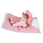 Muñecas Antonio Juan Muñeca Recién Nacida Mia que Hace Pipí - 50414 - Incluye Biberón, Pañal y Accesorios Rosa
