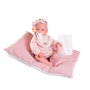Muñecas Antonio Juan Muñeca Recién Nacida Mia que Hace Pipí - 50414 - Incluye Biberón, Pañal y Accesorios Rosa