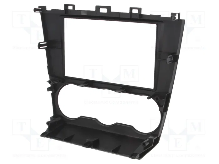 ACV Bastidor de montaje de radio 2 DIN para Subaru en brillo negro