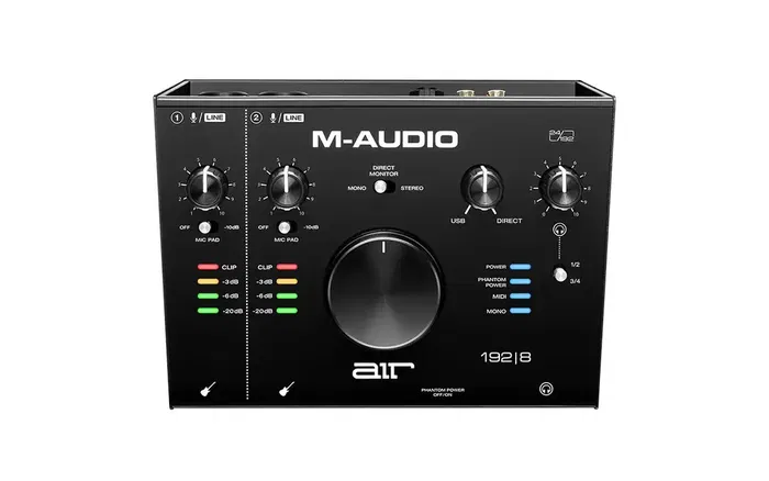 MAUDIO Interfaz Air Series 192/8 - Dimensiones: Ancho 19.1 cm, Alto 12.2 cm, Largo 28 cm