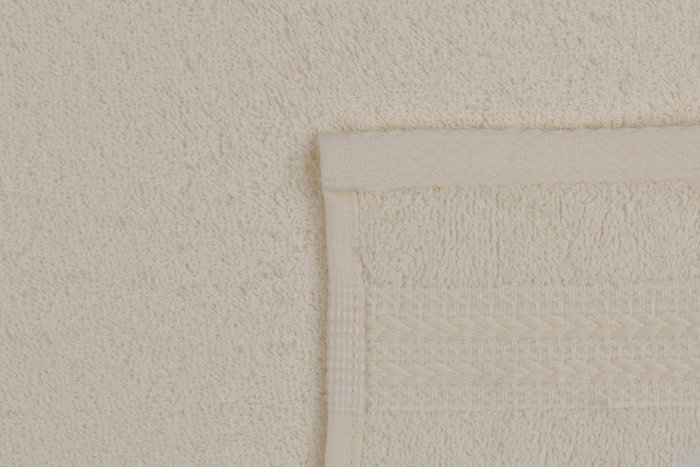 Mijölnir Toalla de Aseo Crema 100% Algodón 500 gr/m² 30 x 50 cm Suave y Absorbente