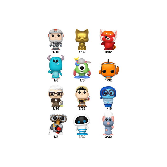 Funko Display de 32 Figuras Bitty POP! Pixar de Vinilo