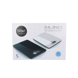 EuroStil Balanza Digital Negra Rectangular 5KG/1G