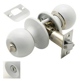 Wolfpack Pomo de Puerta con Condena Blanco para Baño