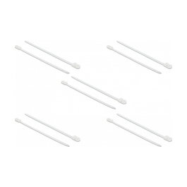 DeLOCK 18947 Brida de entrada paralela 300 x 7,6 mm Blanco