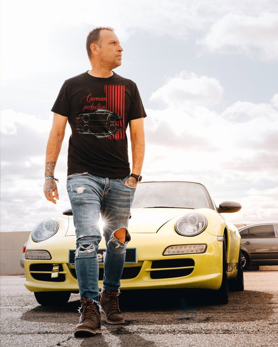 Camiseta de Manga Corta Hombre RADIKAL GERMAN PERFECTION Negro S Camiseta de Manga Corta Hombre RADIKAL GERMAN PERFECTION Negro S