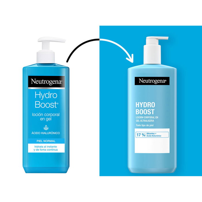 Neutrogena Hydro Boost Loción Corporal en Gel Ultraligera con Ácido Hialurónico - Hidratación 72 Horas - 400 ml