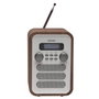 Denver DAB-48WHITE Radio Digital Personal Blanco y Madera