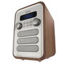 Denver DAB-48WHITE Radio Digital Personal Blanco y Madera