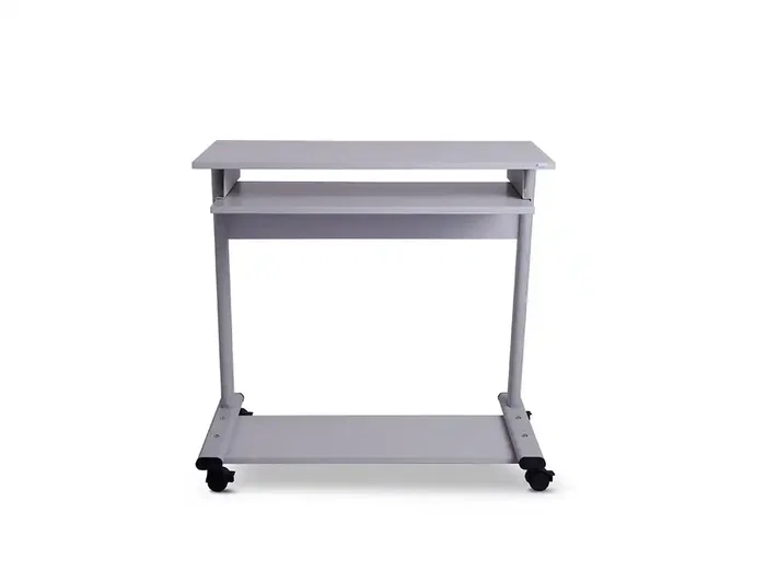 Rocada RD-9100 Mesa Ordenador con Sistema Bloqueo Ruedas y Bandeja Teclado Extraíble Estructura Metálica Rocada RD-9100 Mesa Ordenador con Sistema Bloqueo Ruedas y Bandeja Teclado Extraíble Estructura Metálica