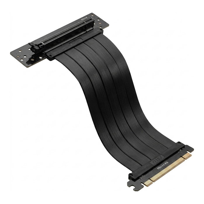MSI Riser Kabel PCIe 4.0 X16 180mm negro MSI Riser Kabel PCIe 4.0 X16 180mm negro