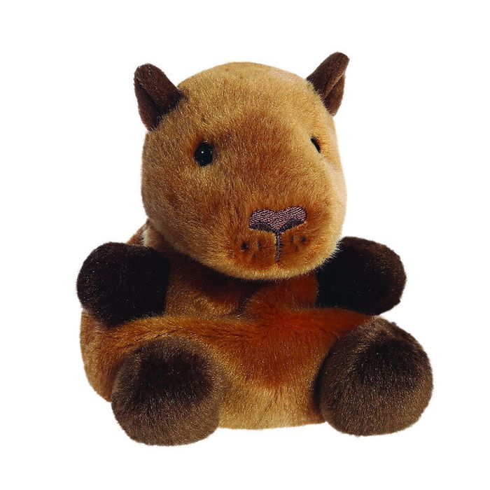 Aurora Peluche Capibara Suave Palm Pals 13 cm - Muñeco de Peluche Animal