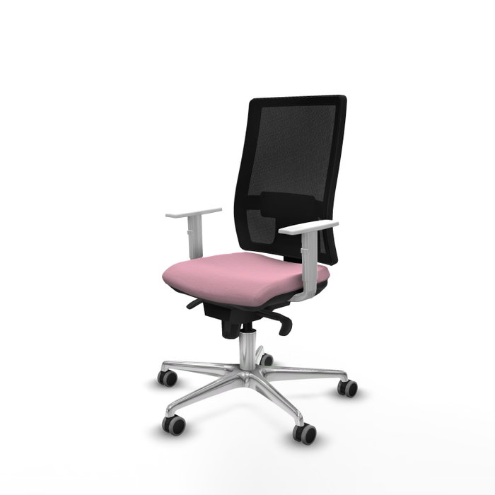 PIQUERAS Y CRESPO Silla de oficina Horna Rosa con mecanismo Sincro PIQUERAS Y CRESPO Silla de oficina Horna Rosa con mecanismo Sincro