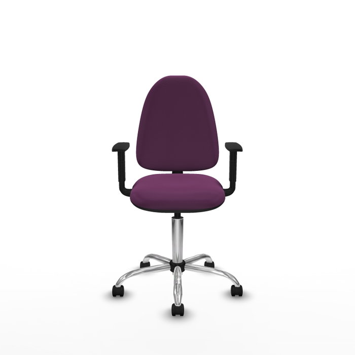 PIQUERAS Y CRESPO Silla de oficina Aýna Morada con Brazos 1D PIQUERAS Y CRESPO Silla de oficina Aýna Morada con Brazos 1D