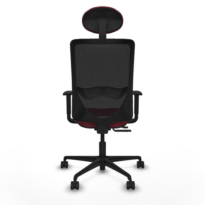 PIQUERAS Y CRESPO Silla de oficina Zulema con mecanismo Sincro/Traslack, Granate y Negro PIQUERAS Y CRESPO Silla de oficina Zulema con mecanismo Sincro/Traslack, Granate y Negro