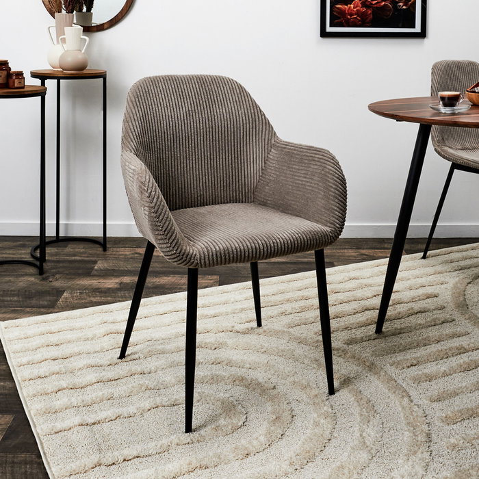 Home Deco Factory Silla Butaca Scott Taupe