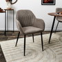 Home Deco Factory Silla Butaca Scott Taupe