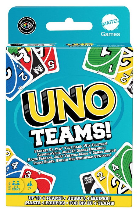 Mattel UNO Teams Juego de Cartas