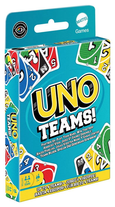 Mattel UNO Teams Juego de Cartas